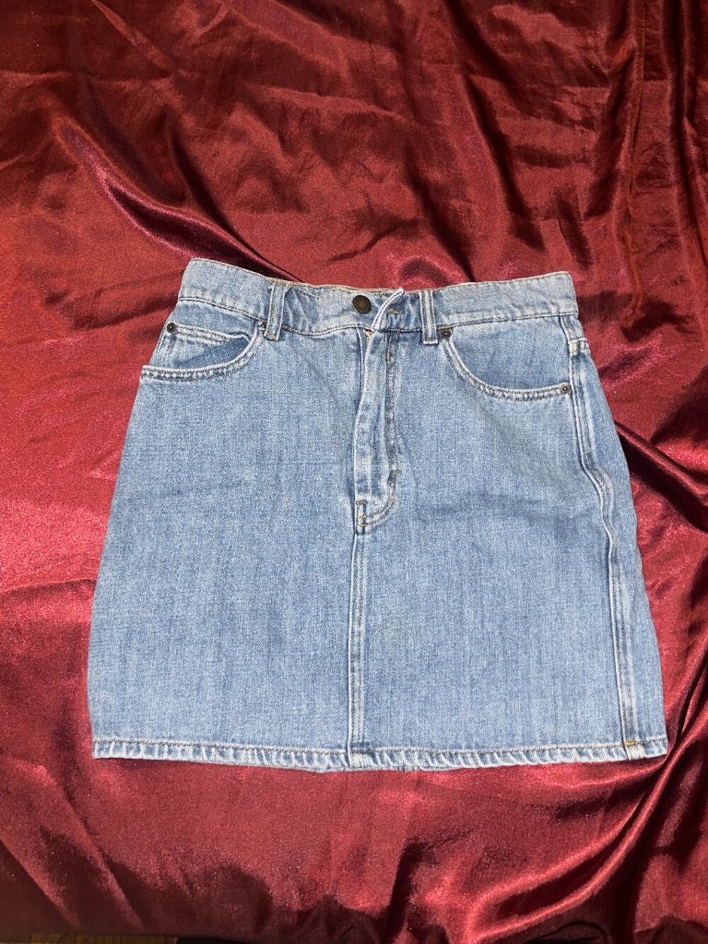 Vintage Denim Mini Skirt
